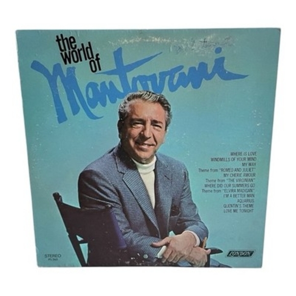 Other - Mantovani The World Of Mantovani 1969 Stereo LP London Records VG+/G+